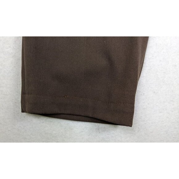RAFAELLA - WOMEN'S BROWN FLAT FRONT DRESS PANTS - SIZE 8 - Picture 4 of 9